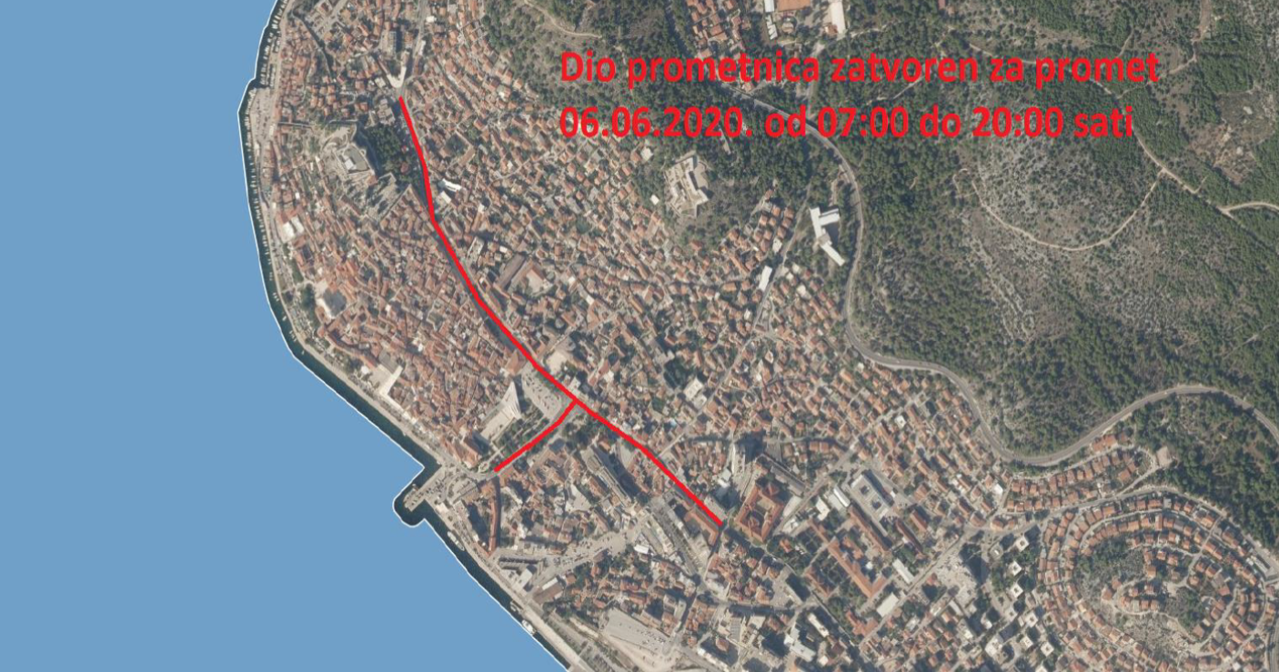 Privremena regulacija prometa u užem dijelu grada